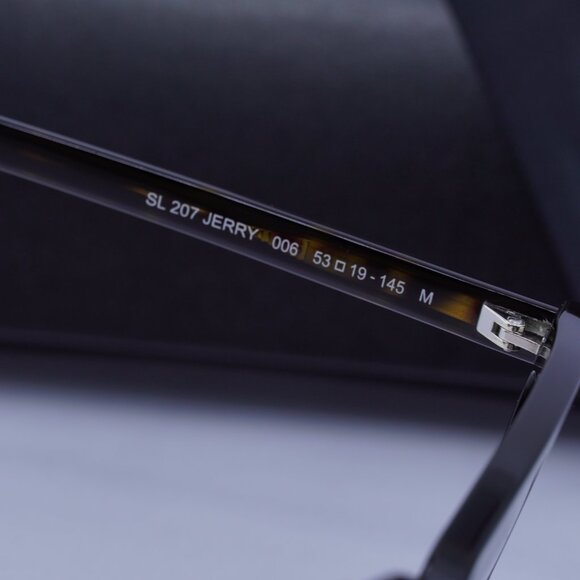 Saint Laurent SL207 JERRY 006 Cat Eye Sunglasses - Dark Havana/Grey - Picture 7 of 10